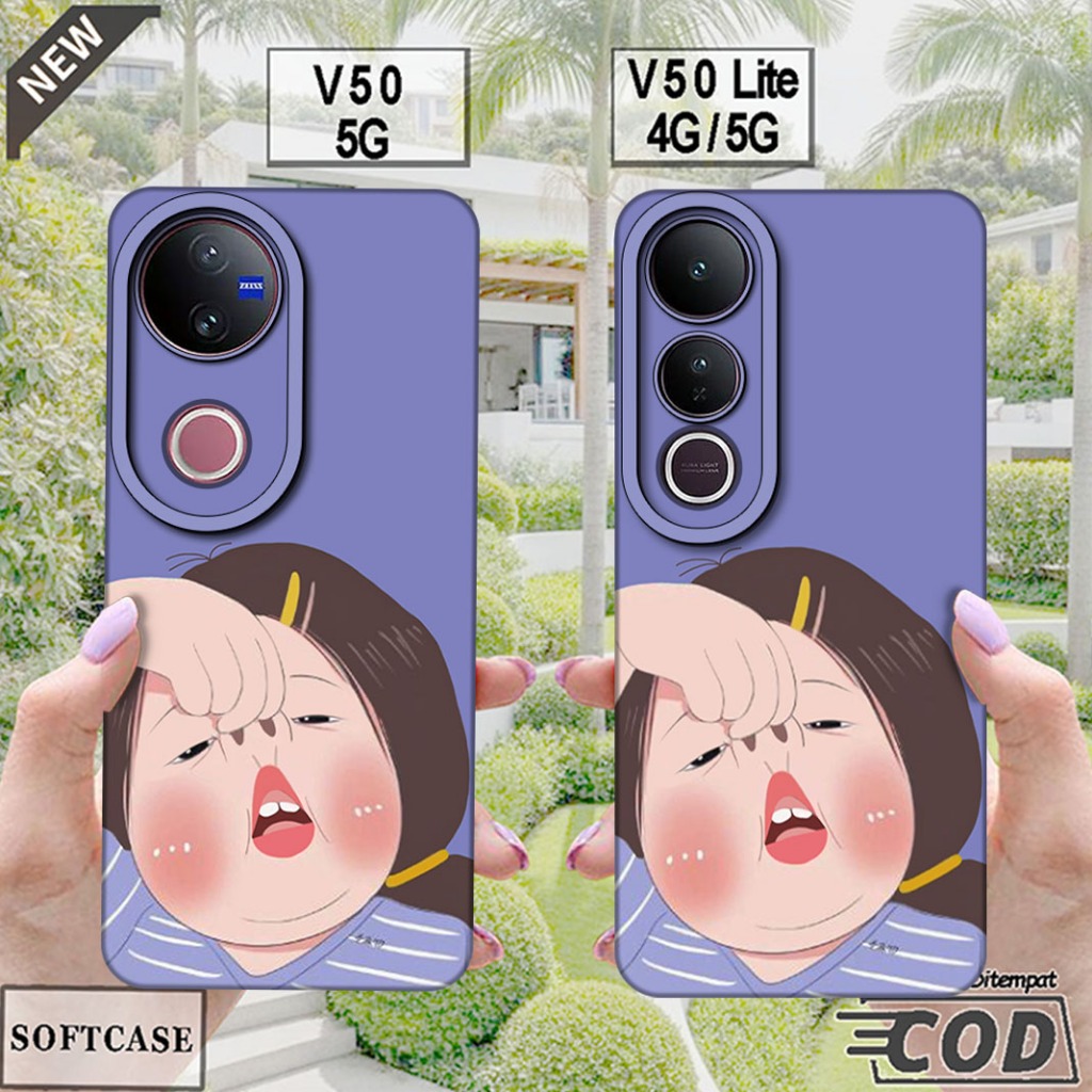 เคส VIVO V50 5G 2025 - เคส VIVO V50 LITE 4G / 5G 2025 _ เคสซิลิโคนสีดํายืดหยุ่น