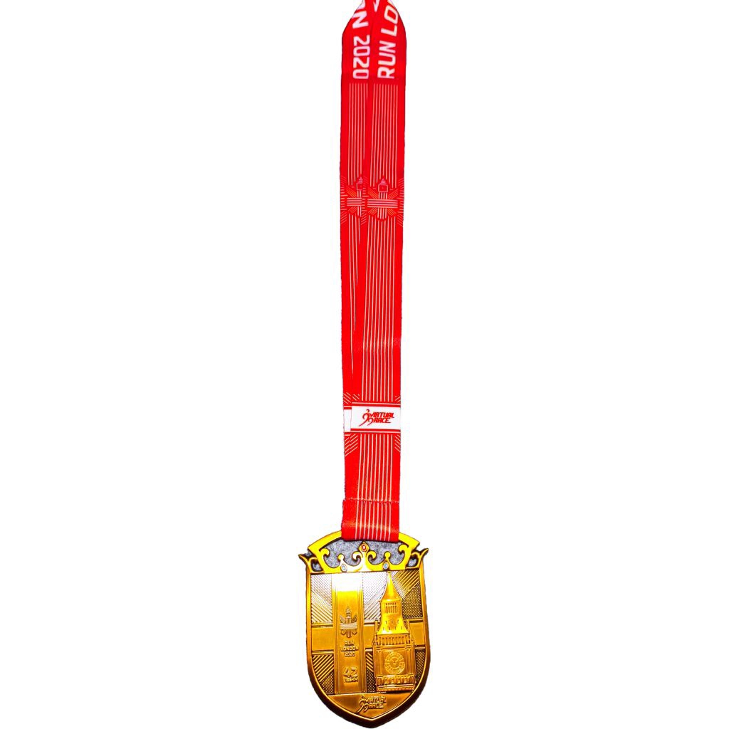 London Virtual Race 2020 Running Event Finisher Medal - 42K Marathon