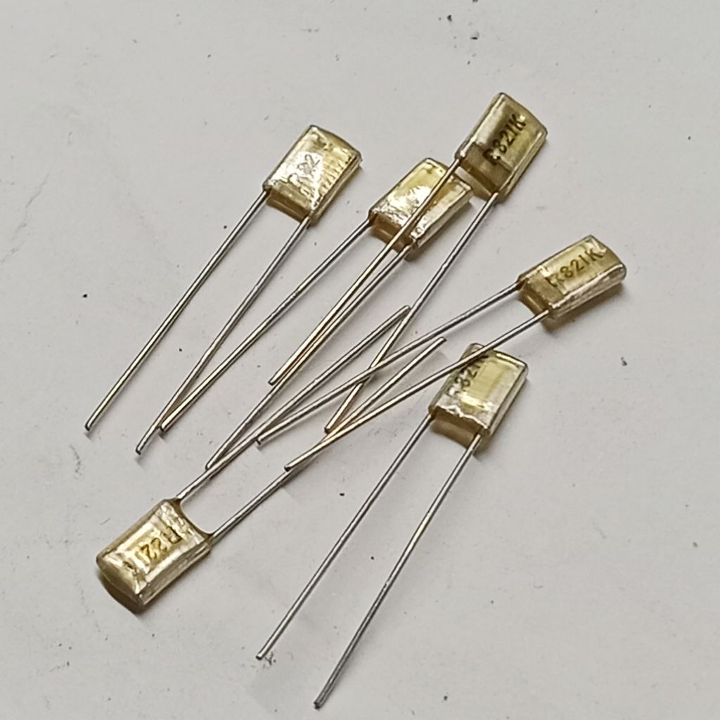 T-Audio 820pF 820p 50V ตัวเก็บประจุฟิล์ม Rubycon Japan