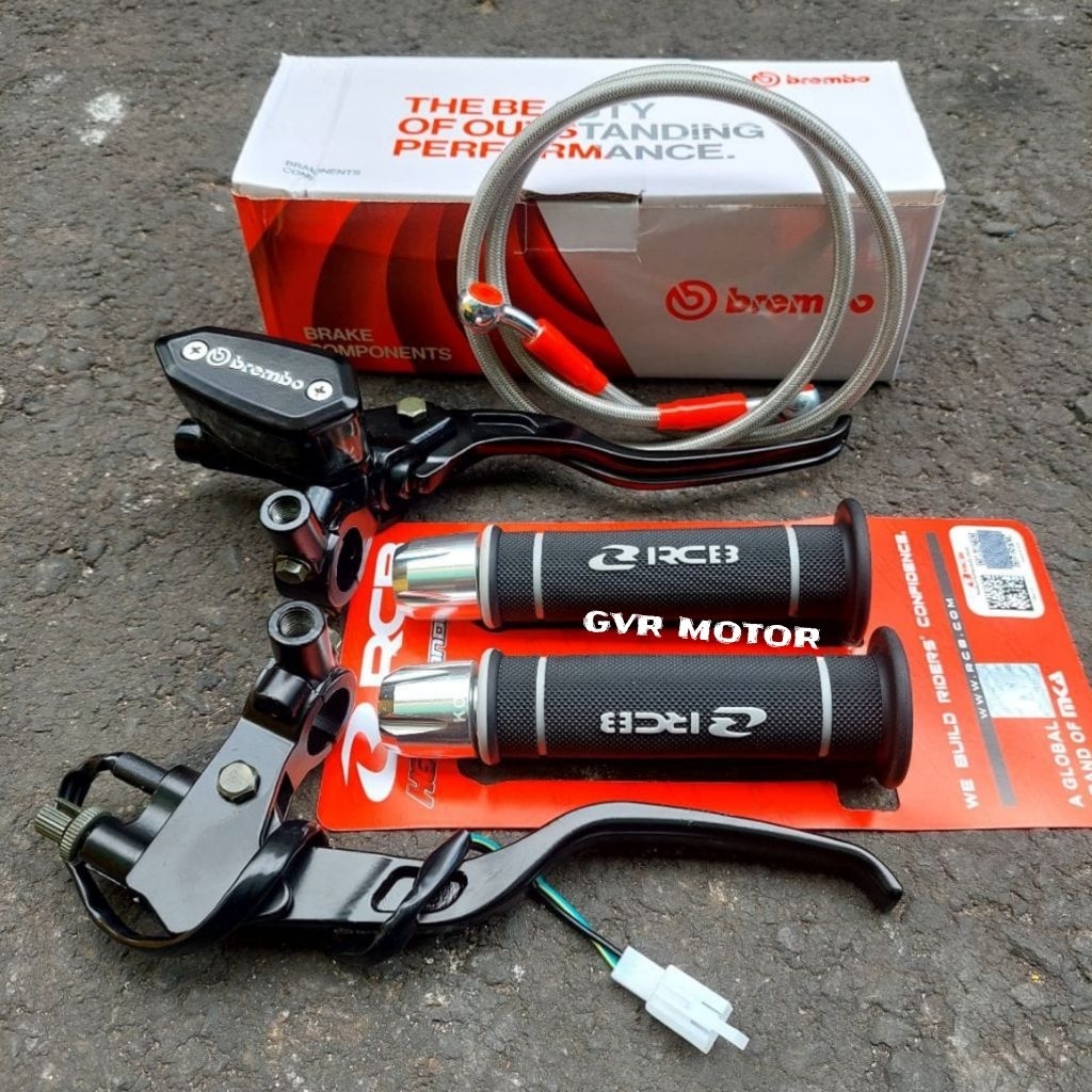 4-in-1 BMBO OVAL BRAKE MASTER PACKAGE PLUS HG RCB 55 PLUS FULL CNC HANDLEBAR LINE PLUS 95 ซม.คาร์บอน