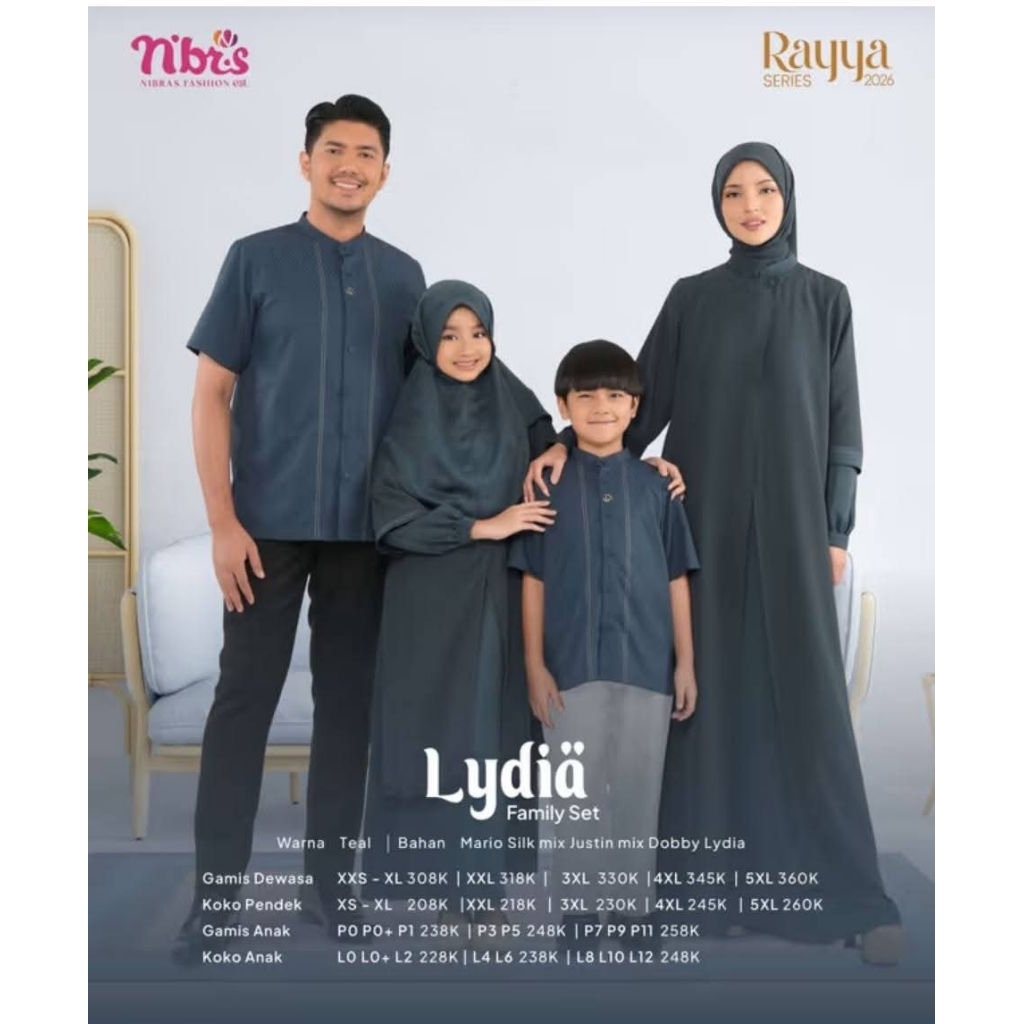 SARIMBIT NIBRAS LYDIA TEAL // NIBRAS LYDIA TEAL