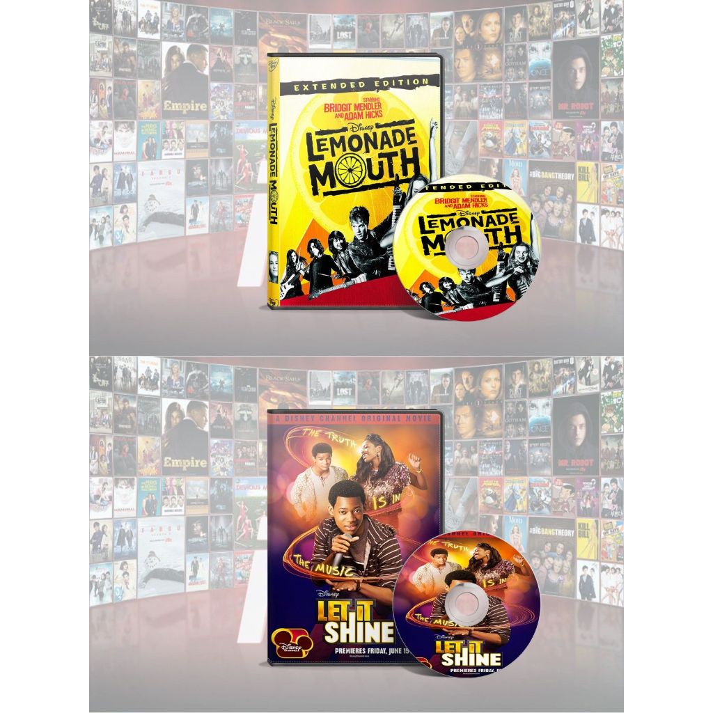 DVD Lemonade Mouth (2011) + DVD Let It Shine (2012)
