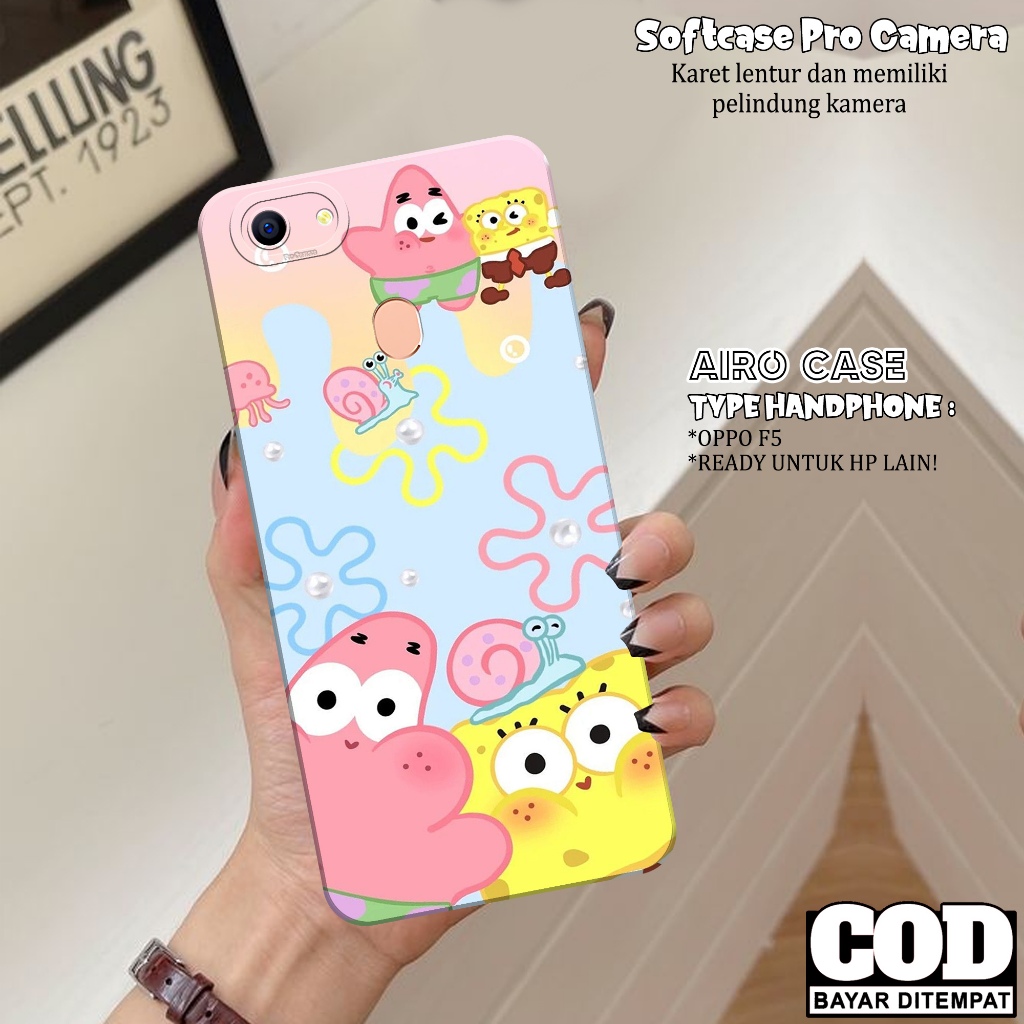 เคส OPPO F5 รุ่นล่าสุด - เคส OPPO F5 Softcase - เคสแฟชั่นการ์ตูน - เคส OPPO F5 - เคส Pro Camera Soft