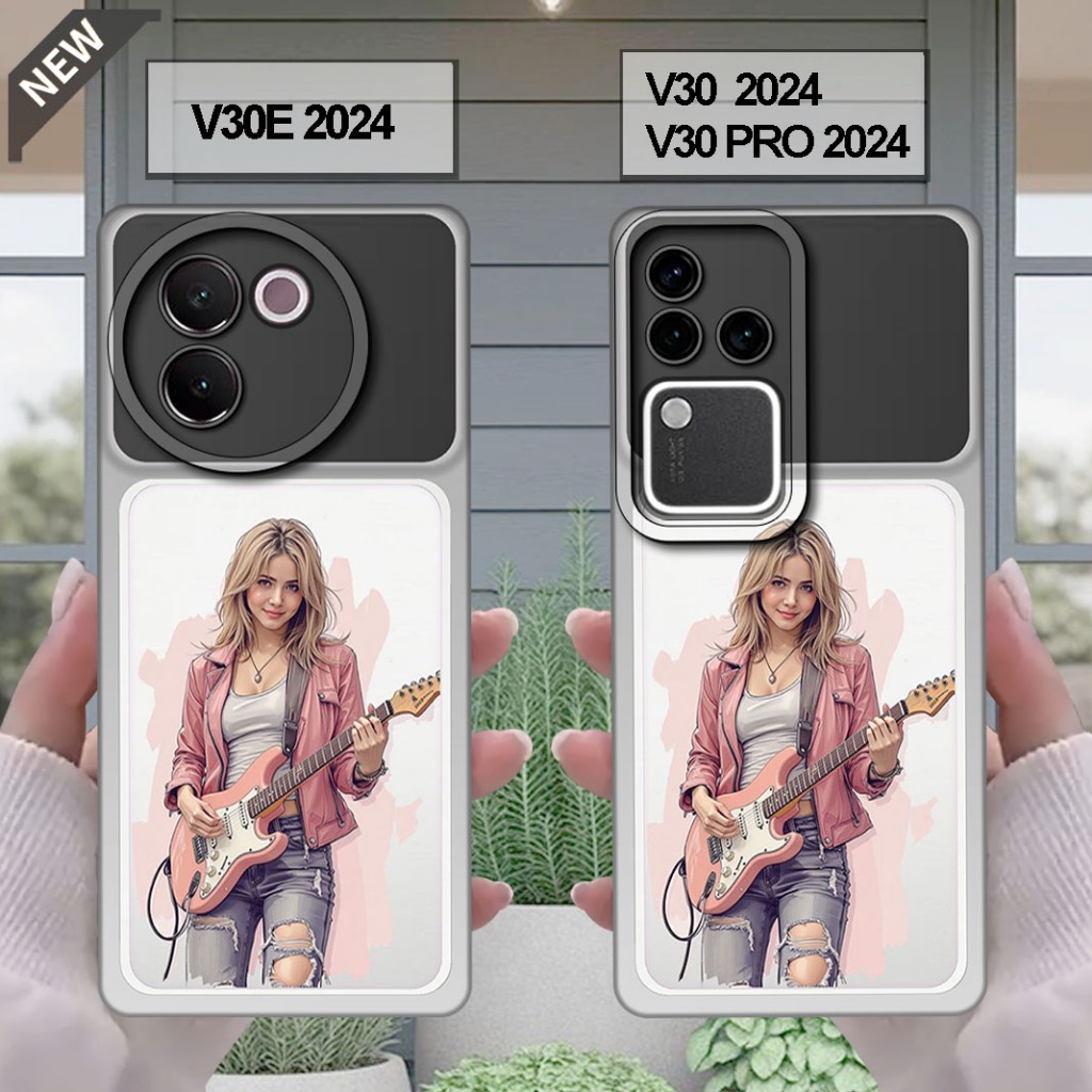 เคส VIVO V30 _เคส VIVO V30E _เคส VIVO V30 PRO _เคสซิลิโคนสีดําหนายืดหยุ่น