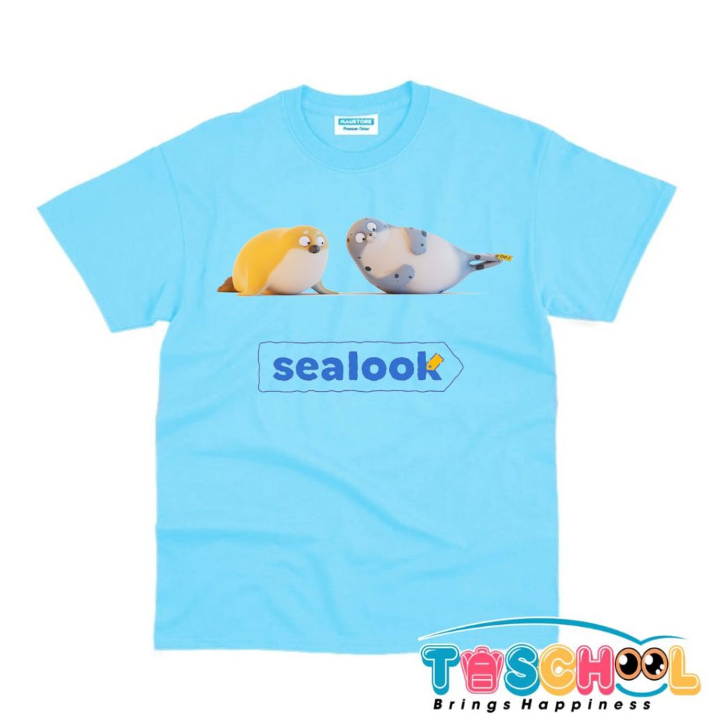 เสื้อผ้าเด็ก เสื้อยืด CHILDRENS, SEALOOK CARTOON CHARACTERS