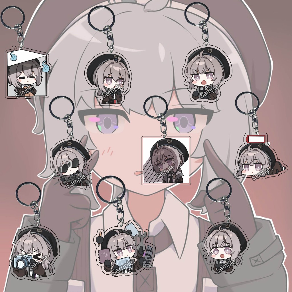 พวงกุญแจ Girls Frontline 2 Exilium Cheyanne - Key Chain - พวงกุญแจอนิเมะ