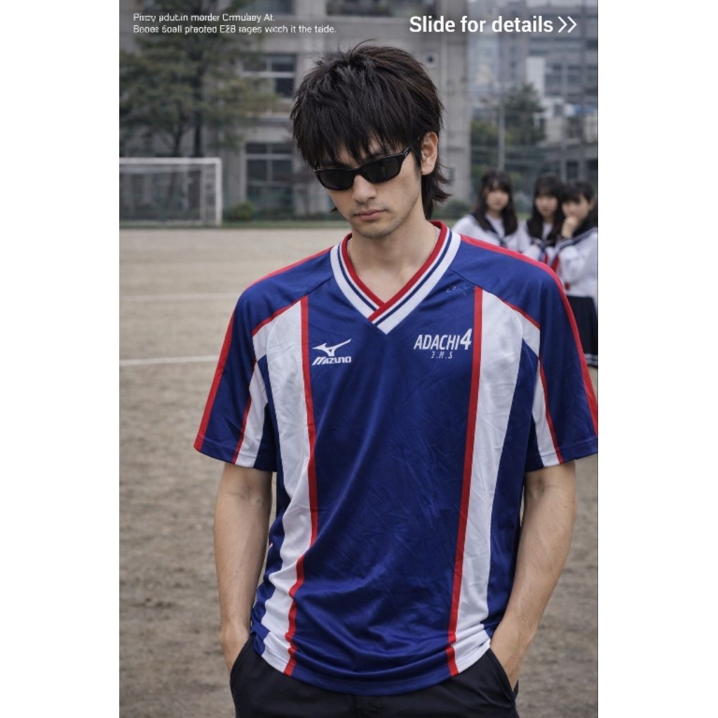 (Vtg Jpn) Jersey M*ZUNO 0R1 ไซส์พอดี L (P72 x L54)