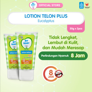 MY BABY Lotion Telon Plus Eucalyptus [50 g / 2 pcs] - Lotion Telon Anti Nyamuk 8 Jam - Exp: 09.2027