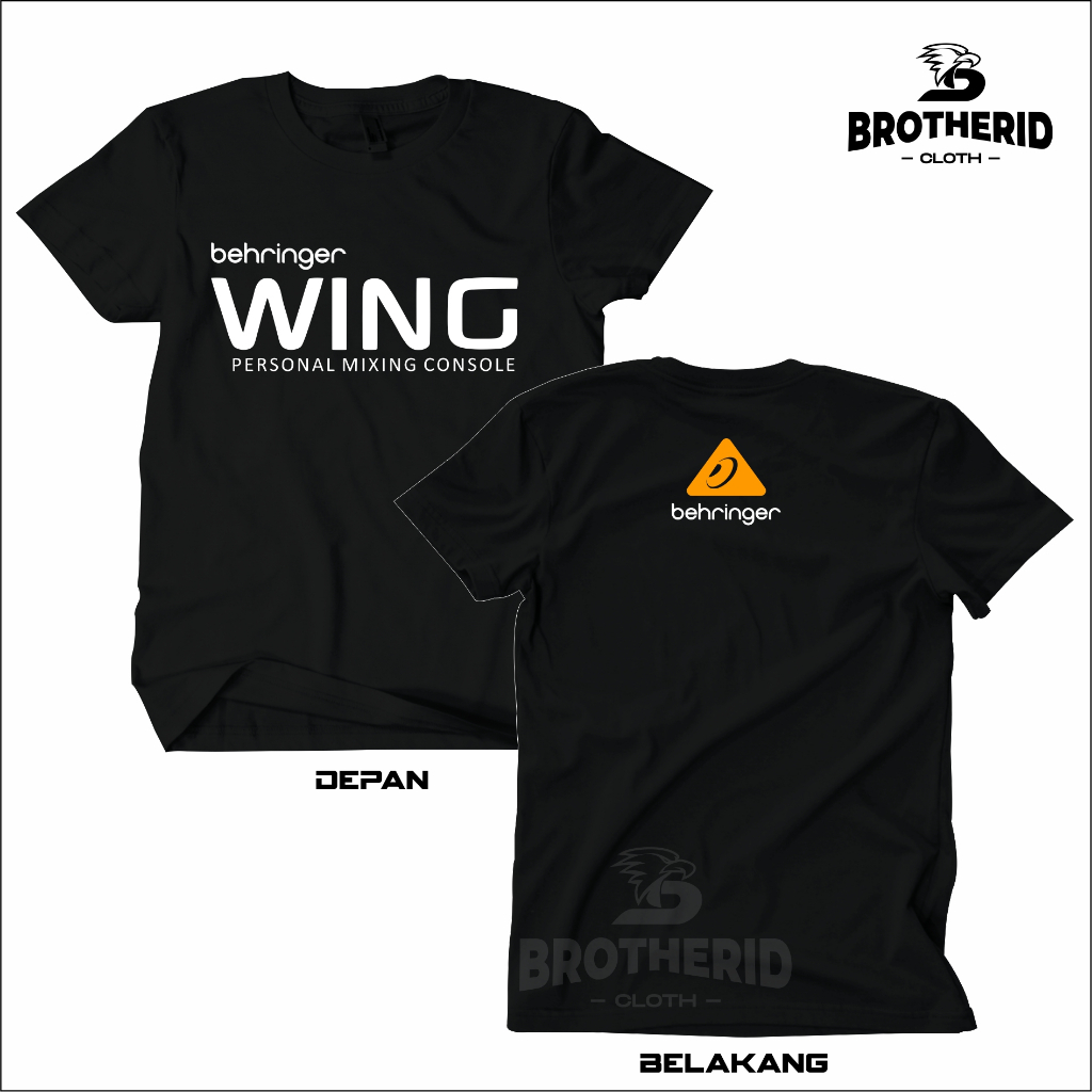 KATUN Wing Mixer เสื้อยืด Behringer, เสื้อ Sound System Operator, ผ้าฝ้าย Combed 30s