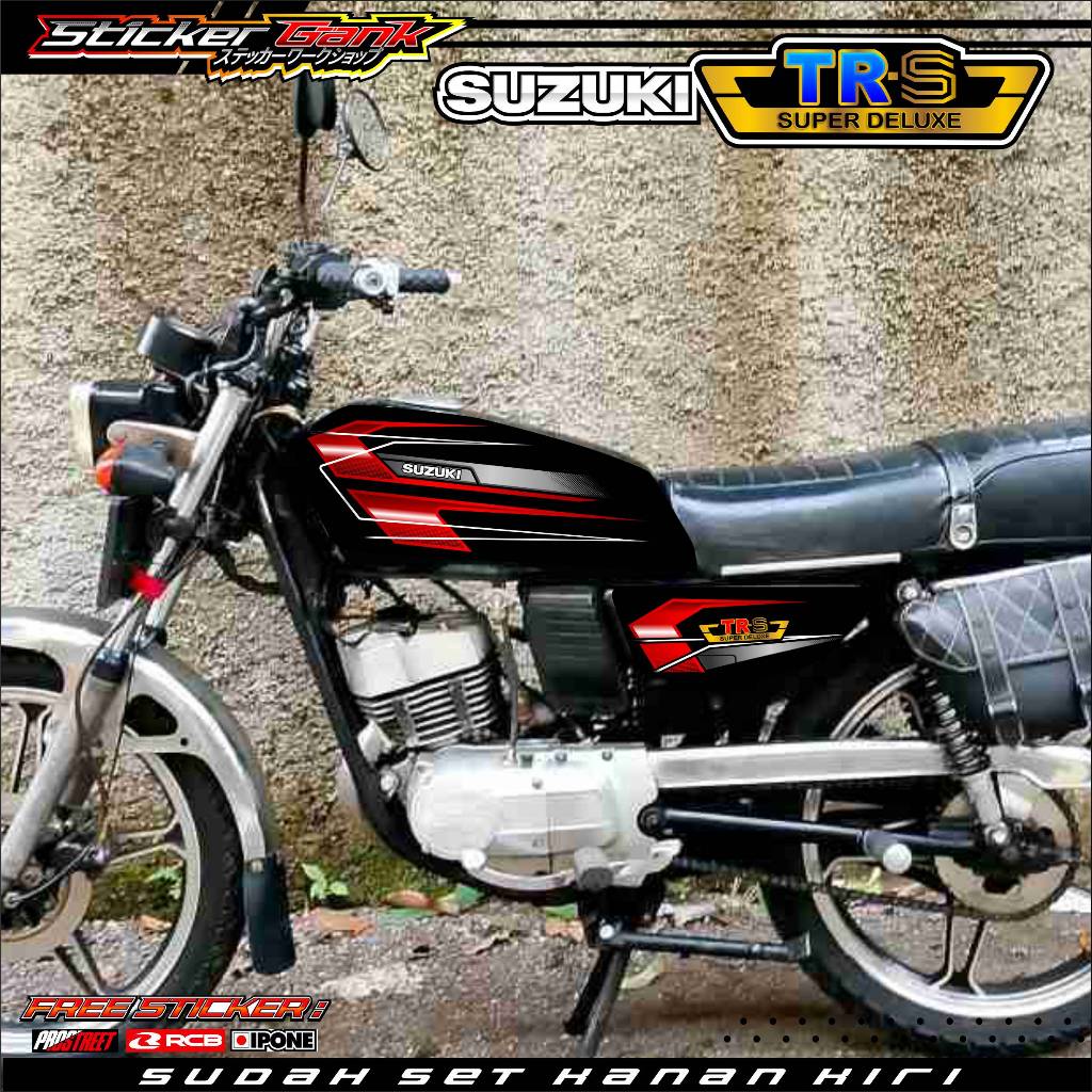 SUZUKI TRS VARIATION STRIPING / SUZUKI TRS MOTORCYCLE VARIATION STICKER LIST