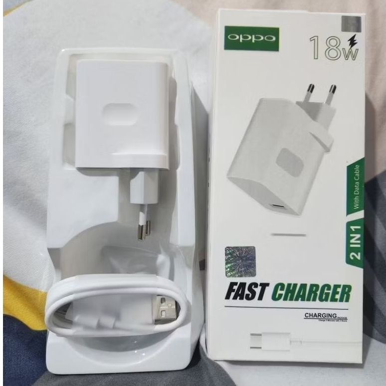 OPPO 18WATT FAST CHARGER USB TYPE C CHARGER OPPO 18W CHARGER