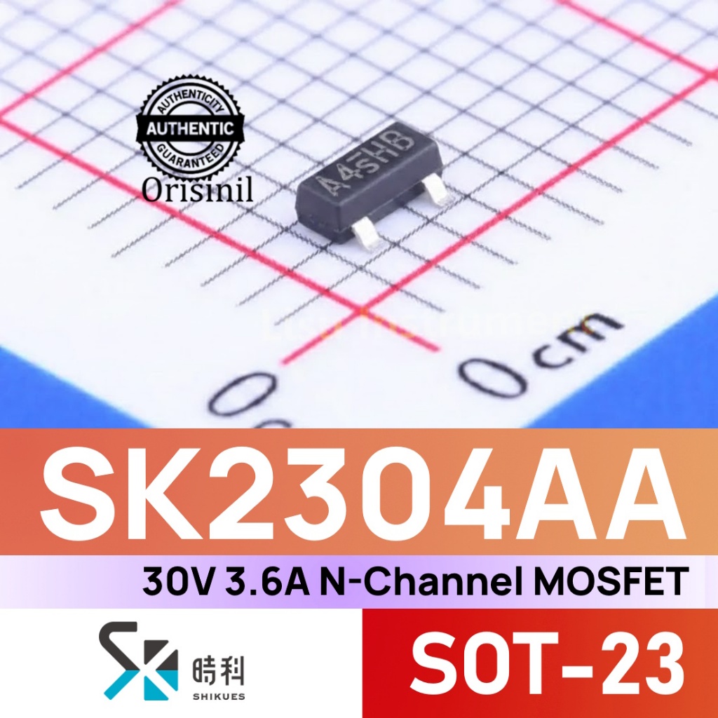 SK2304AA 30V 3.6A N-Channel MOSFET A4SHB Si2304 SOT-23 Shikues