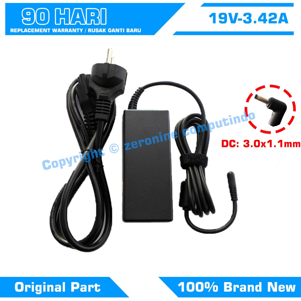 อะแดปเตอร์ชาร์จ Acer Swift 3 SF314-52 SF314-55G SF314-56 3.42A 65W 3.0