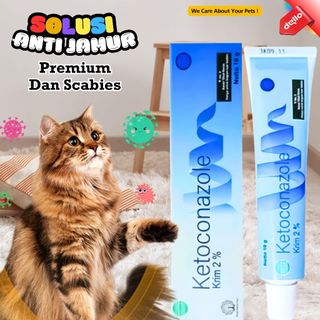 Salep KETOCONAZOLE Solusi Atasi Luka Jamur Scabies pada Kucing DELLO
