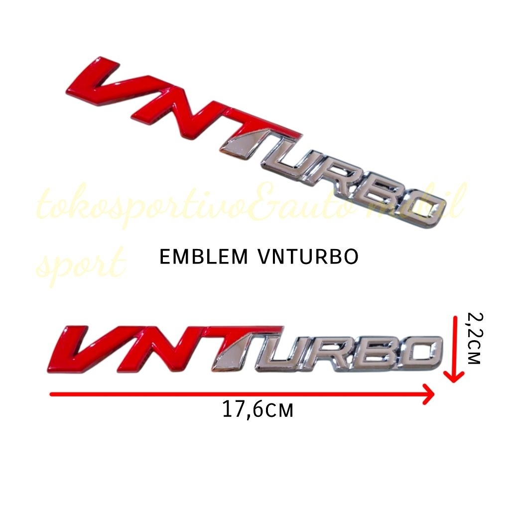 สติ๊กเกอร์ตัวอักษรโลโก้สัญลักษณ์ เขียนสัญลักษณ์รถยนต์ Toyota VNTurbo