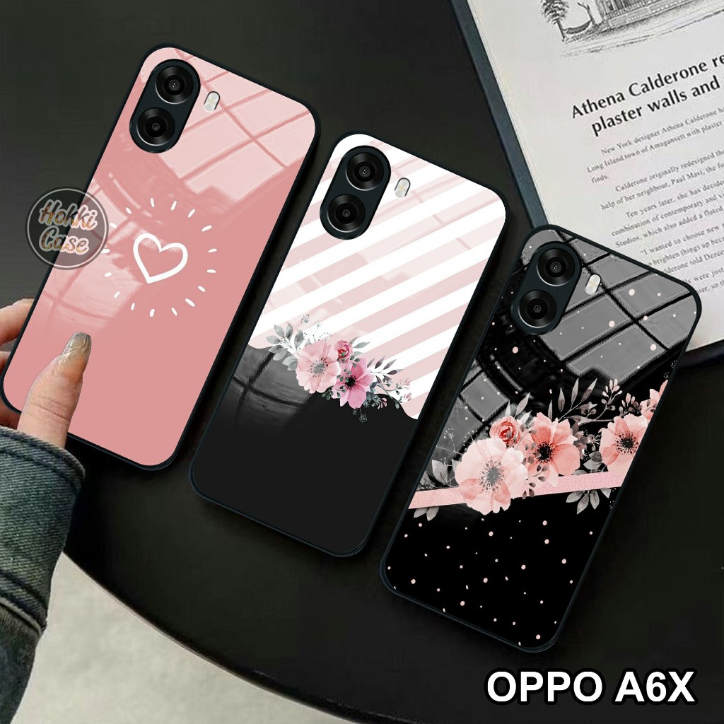 เคส HP Oppo A6X - เคส Oppo A6X Glass Softcase - เคส Oppo A6X - ซิลิโคน Oppo A6X - เคสโทรศัพท์ Oppo A