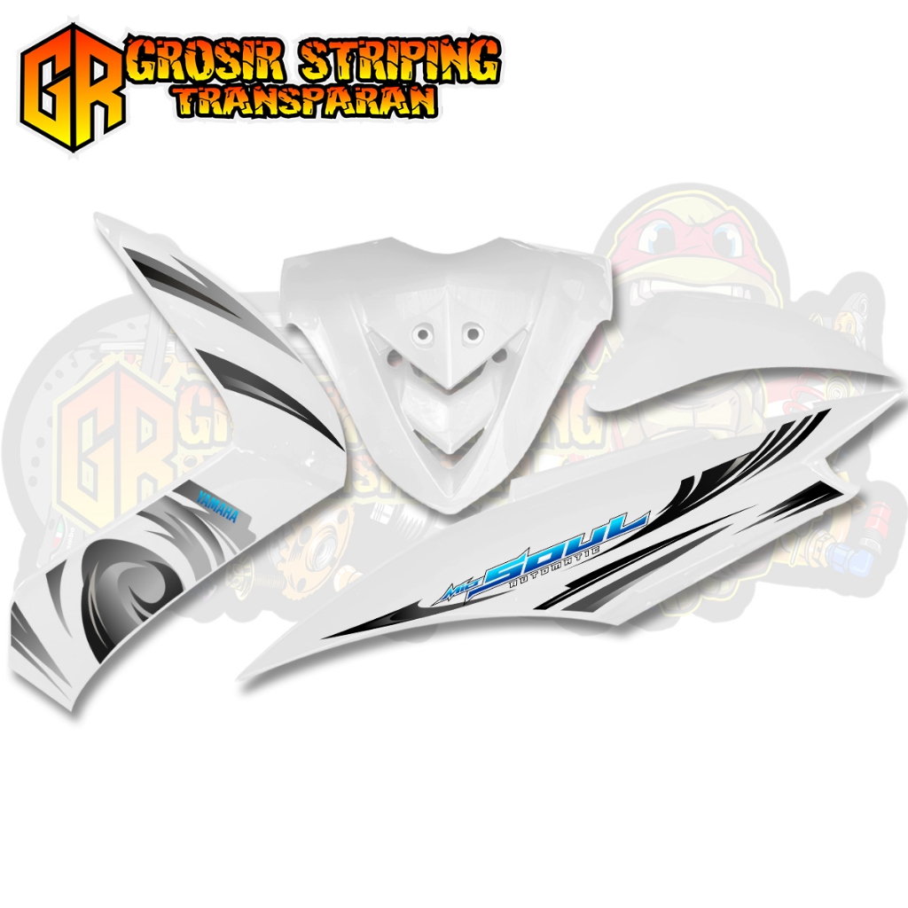 โปร่งใส Striping Mio Soul คาร์บูเรเตอร์ Polet Lis Simple Elegant วัสดุพรีเมี่ยมใสใส