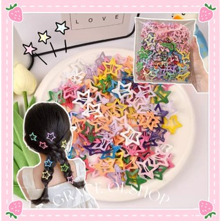 ￼GO - 10/20/30 Pcs Jepit Rambut Bintang Kartun Korea Untuk Anak-Anak / Jepit Rambut Bintang Yang Lucu / Jepit Poni Rambut Kecil Yang Cantik