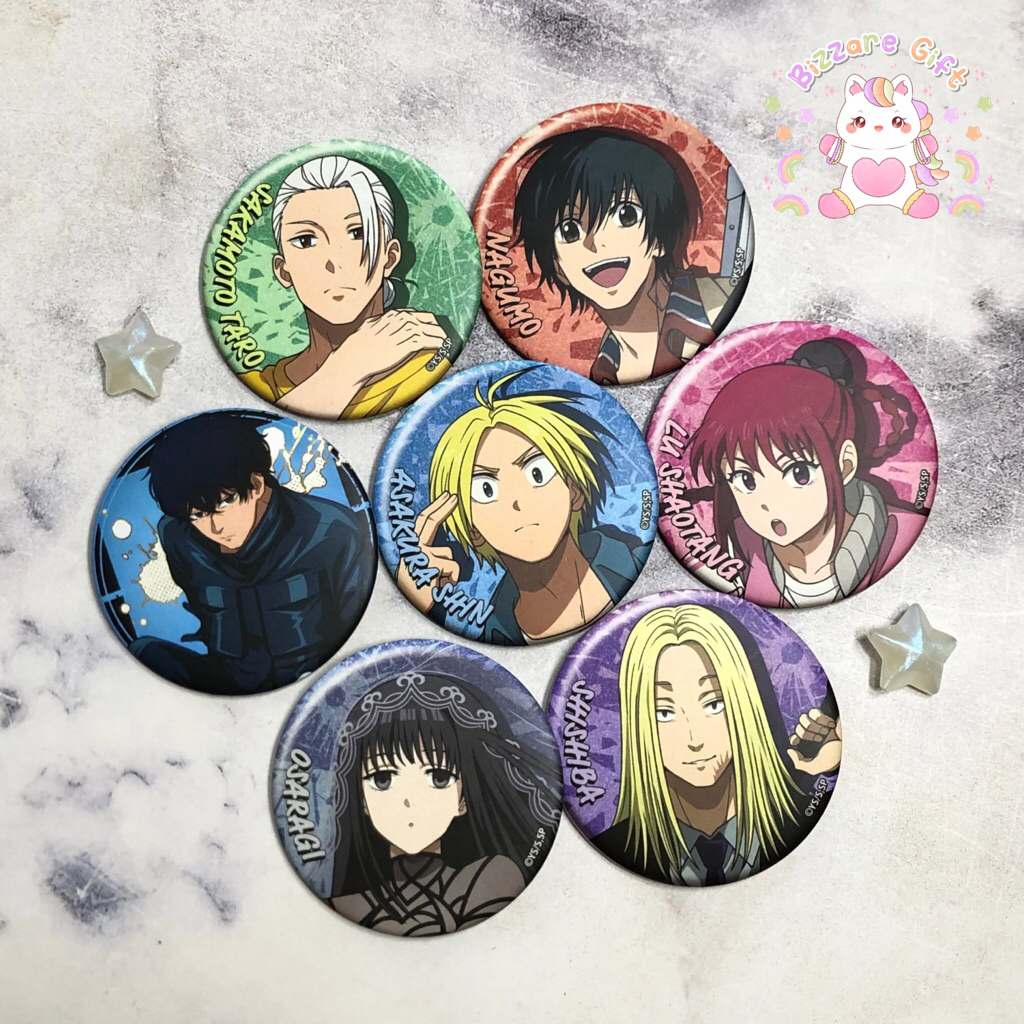 Sakamoto Days 5.8 ซม.อะนิเมะ Nagumo Shin Natsuki Osaragi Shishiba Lu Pin