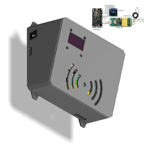 เคส ESP8266 NodeMCU Oled 0.96 นิ้ว PZEM004T
