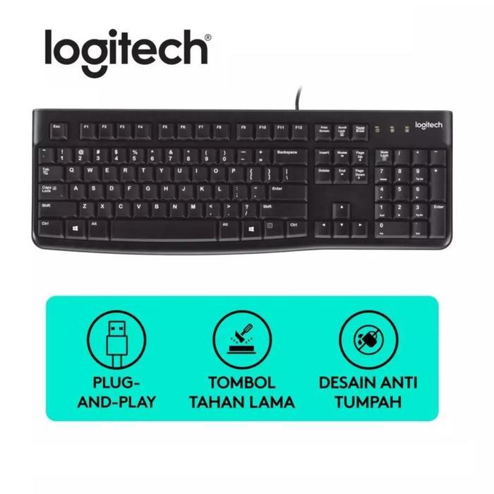 คีย์บอร์ด USB LOGITECH K120