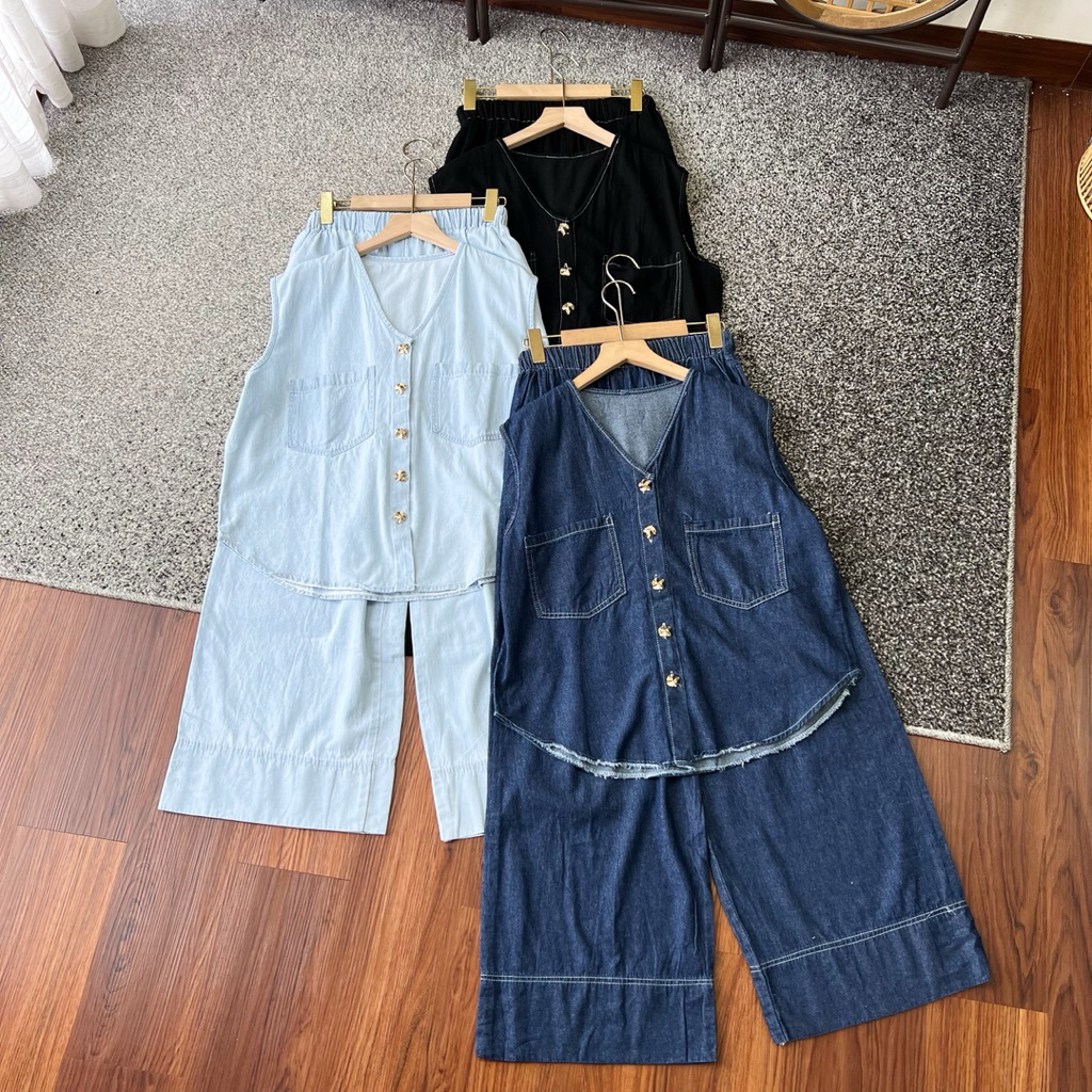 0036 ABEL DENIM SET*