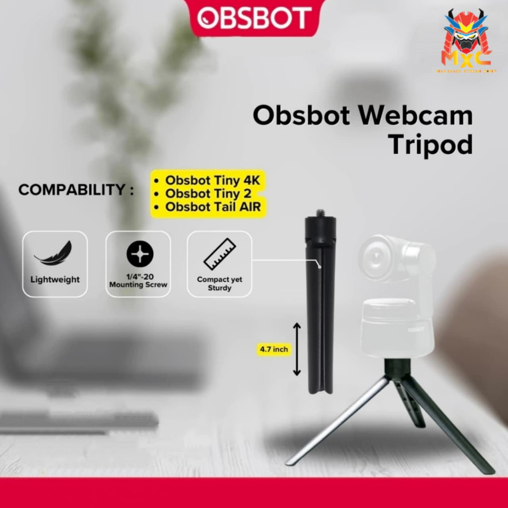 OBSBOT ขาตั้งกล้องเว็บแคมจิ๋ว