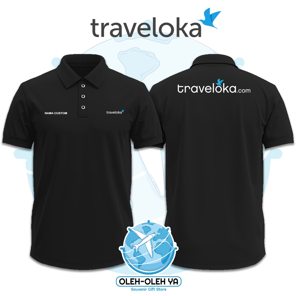 ของที่ระลึก Yes Wangki เสื้อโปโลคอปก Wangki Work Shirt - Traveloka Indonesia - DTF เย็บปักถักร้อย Sc