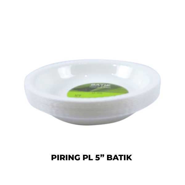 PL 5" BATIK PL PL PL PL จาน / จานแต่งงานแบบใช้แล้วทิ้ง