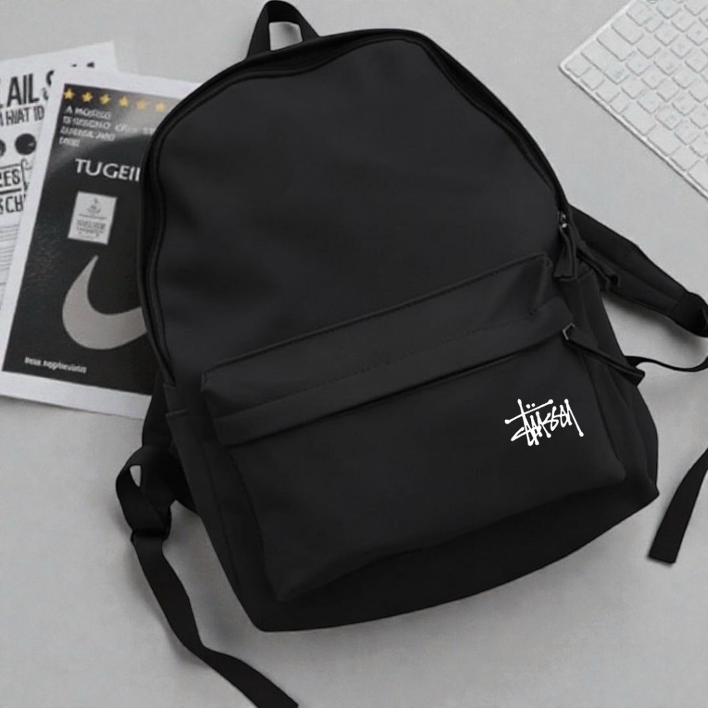 ล่าสุด Distro Casual Backpack for Men, Adult, Teenage, Stussy Backpack, Trend, Besic, Stm, Cool