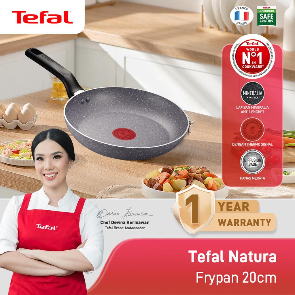 TEFAL NATURA FRYPAN FRY PAN 20CM 20 ซม