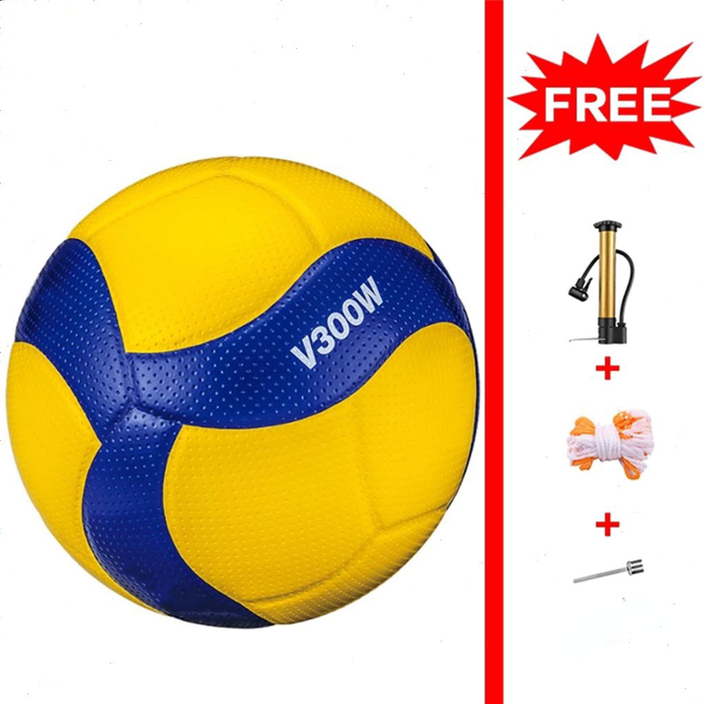MESIN LOKAL MIKASA V300W VOLLEYBALL FREE PUMP, MIKASA MACHINE SEWING VOLLEYBALL ANTI-SPLASH, MIKASA 