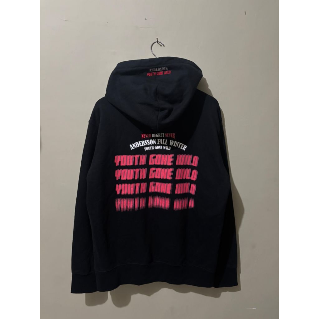 Anderson Bell Hoodie Solid Black