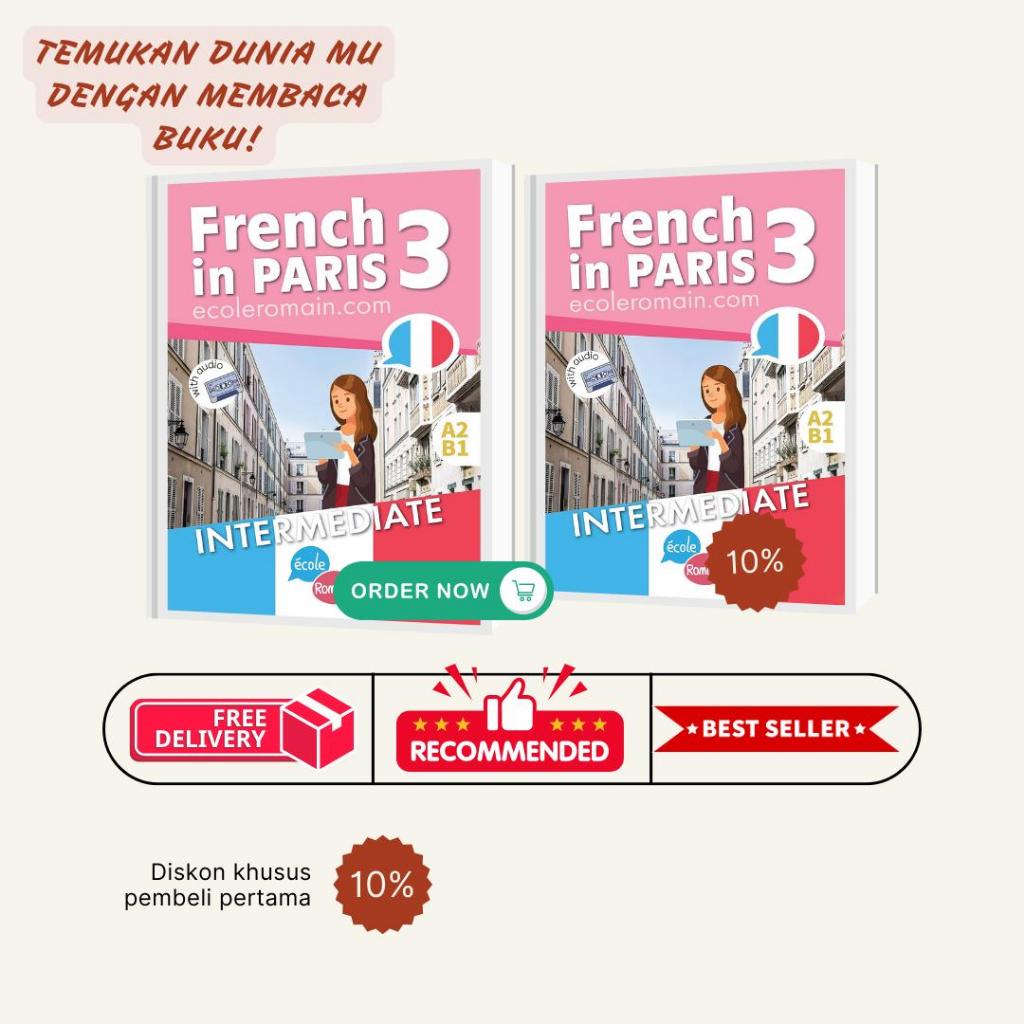 PRINT BOOK COLLECTION - หนังสือระดับกลาง French In Paris 3