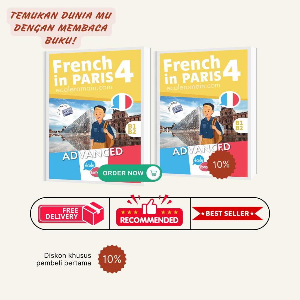 คอลเลกชันหนังสือพิมพ์ - หนังสือขั้นสูงของ French In Paris 4