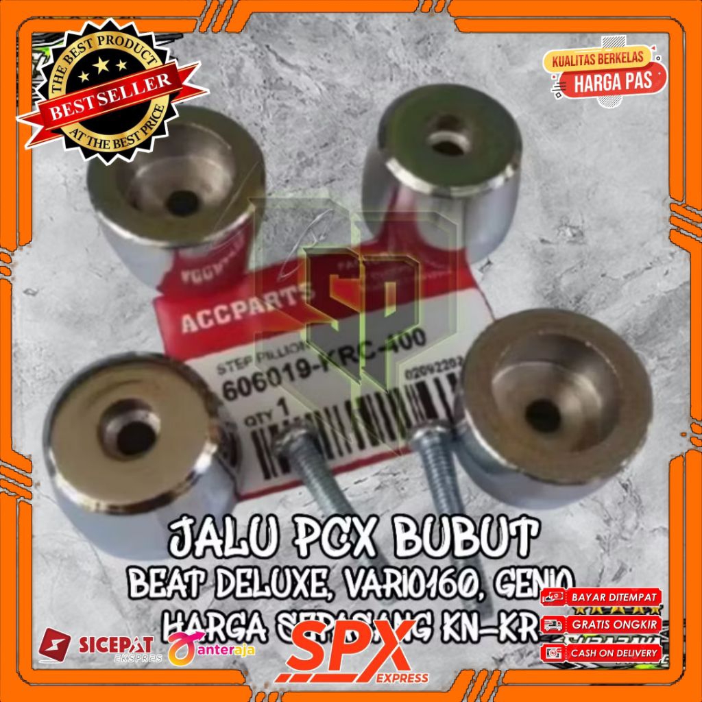 STANDBAR SHOE PCK LATHE BEAT DELUXE VARIO 160 GENIO PAIR OF HANDLEBAR SHOE BEAT VARIO 160 GENIO