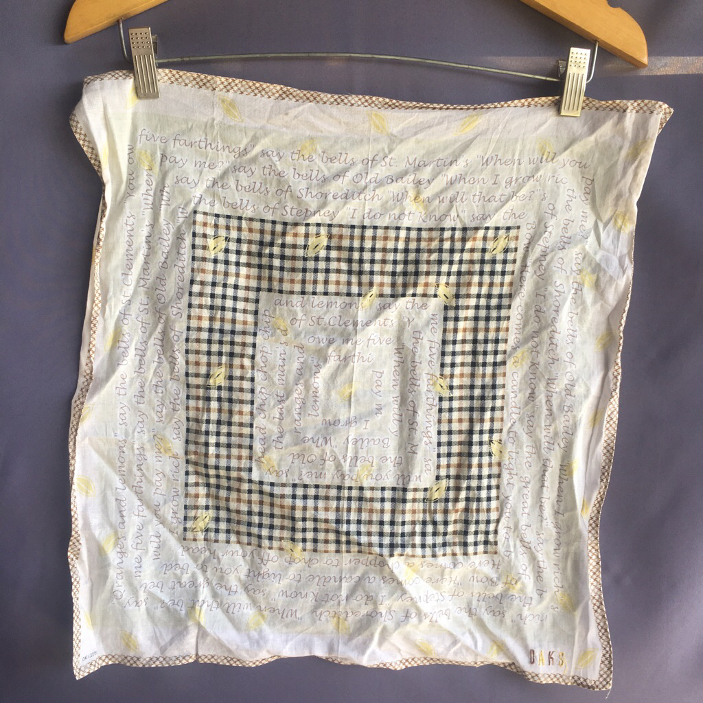 ผ้าเช็ดหน้า Preloved daks