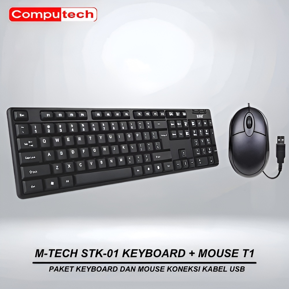 M-TECH STK-01 คีย์บอร์ด+เมาส์ T1