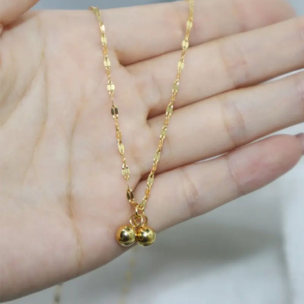 สร้อยคอกาแฟทนทานไทเทเนียม 2boba