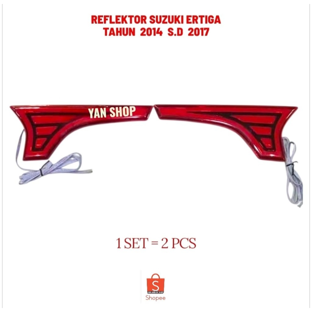 Trundlite Reflector ด้านหลัง Suzuki Ertiga 2014 2015 2016 2017 LED COB