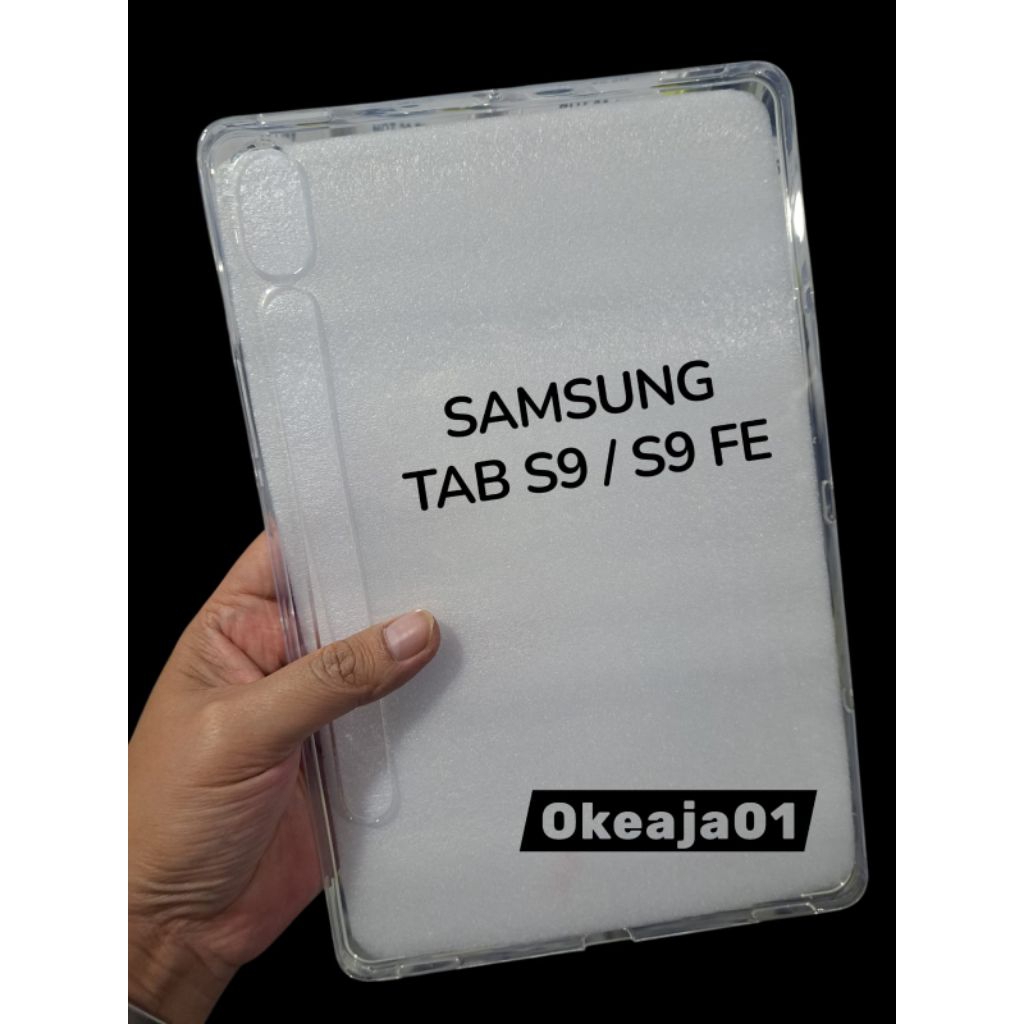 เคสซิลิโคนใส Samsung Galaxy Tab S9 / S9 FE / Samsung Tab S10 FE / Samsung Tab S10 Lite เคสป้องกันแท็