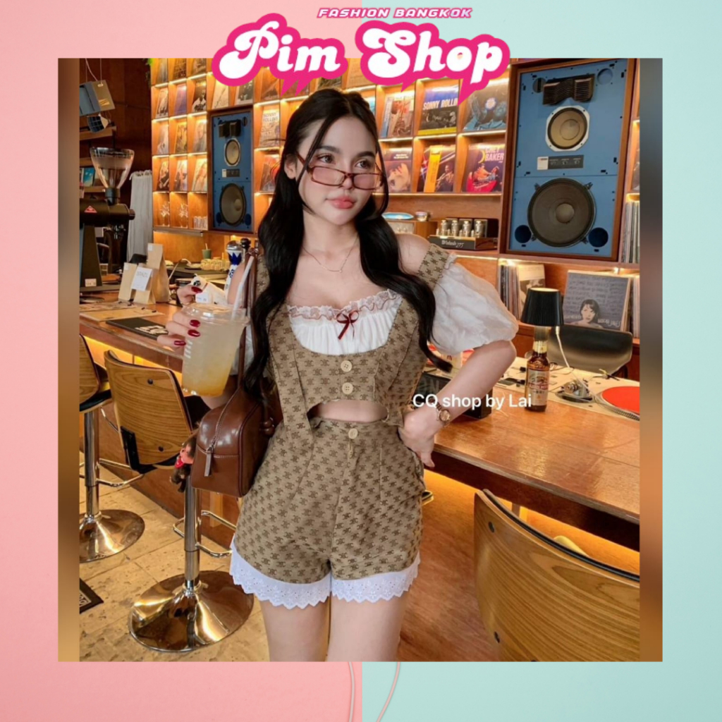 Pim Shop - ชุดกางเกงขาสั้นผู้หญิง Bangkok - 48