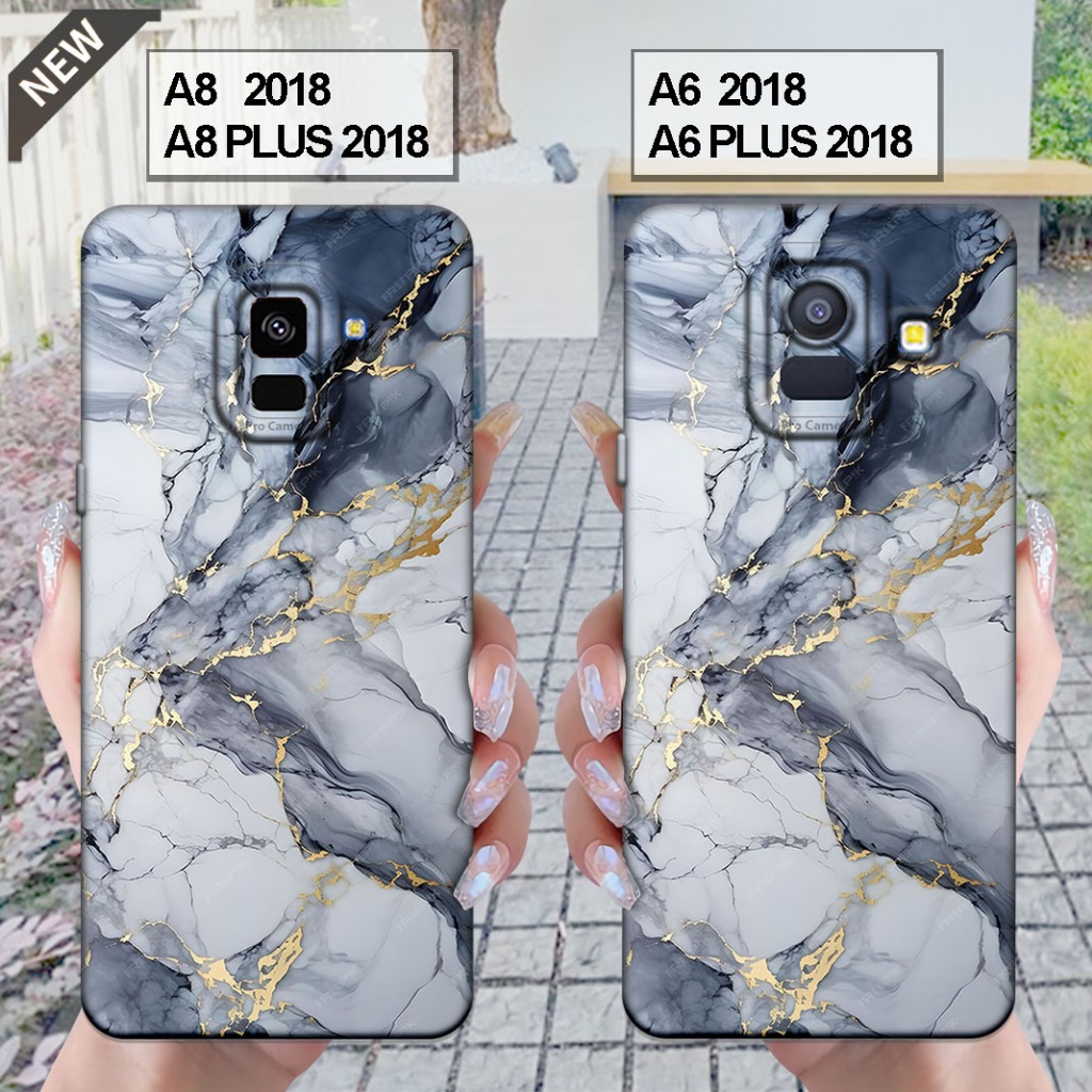 เคส Samsung A6 2018 | A6 PLUS 2018 - ซัมซุง A8 2018 | A8 PLUS 2018 _ปลอกซิลิโคนสีดําใส
