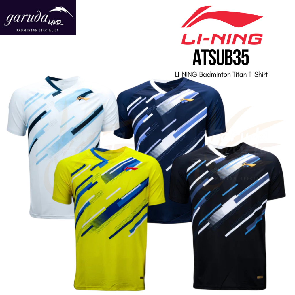 LINING ATSU-B35 BADMINTON JERSEY / LINING ATSU B35 / AATSUB35 LI-NING เสื้อยืดแบดมินตันไททัน