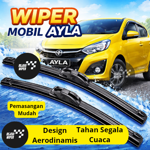 Ayla ที่ปัดน้ําฝนไร้กรอบ Ayla Wiper 2014 Ayla Wiper 2018 Ayla Wiper 2016 ที่ปัดน้ําฝนด้านหน้า 1 ชุด