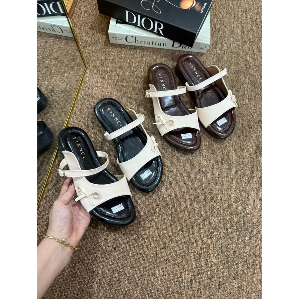 Vinnci Soft Platform Sandals FREE BOX| รองเท้าผู้หญิง | รองเท้าส้นสูงปาร์ตี้อินเทรนด์ | รองเท้าส้นแต
