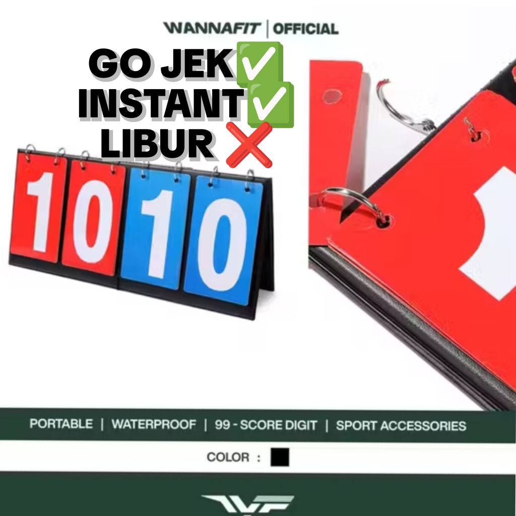 4 DIGIT SCOREBOARD SCORE WANNA FUTSAL FOOTBALL SPORTS TENNIS PADEL SKORINGFIT