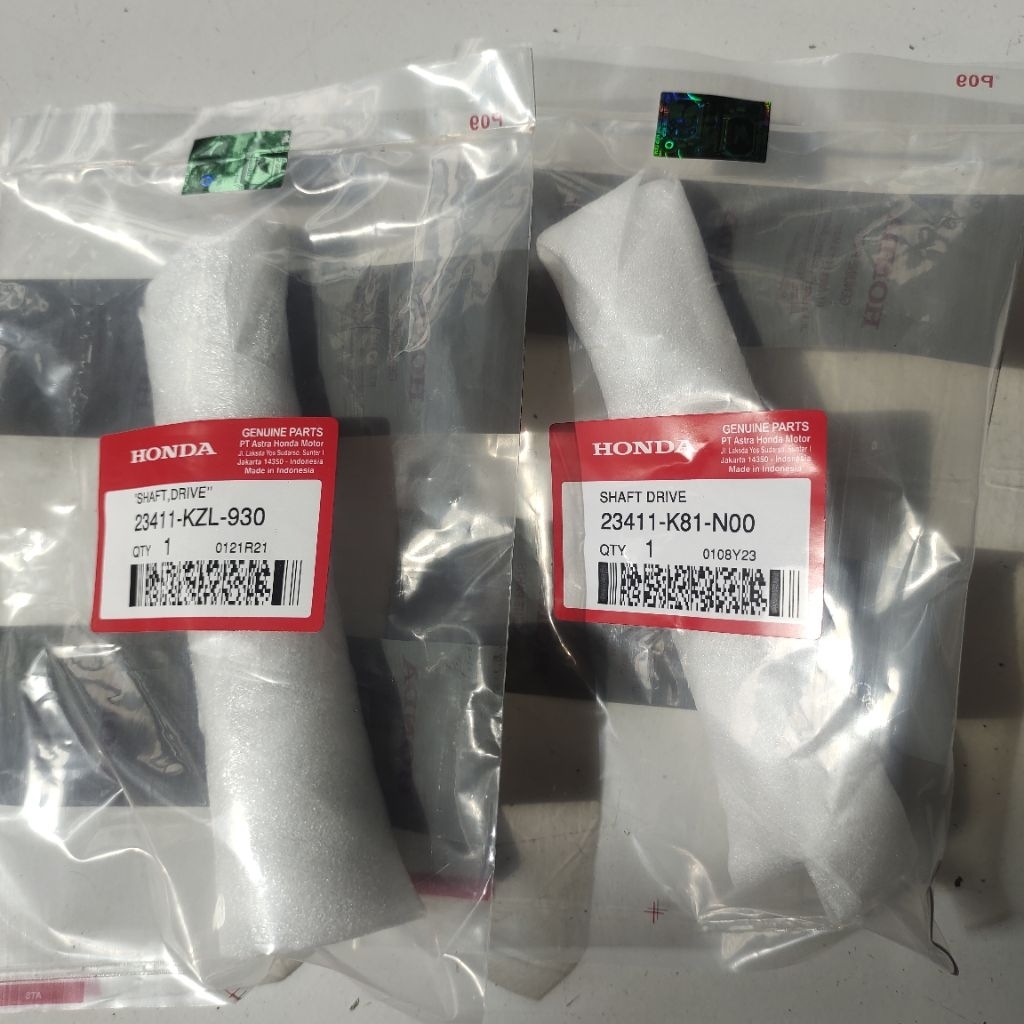 23411-KZL-930 SHAFT DRIVE As pully Beat fi pop eco street Vario 110 Spacy fi Scoopy esp 23411-K81-N0