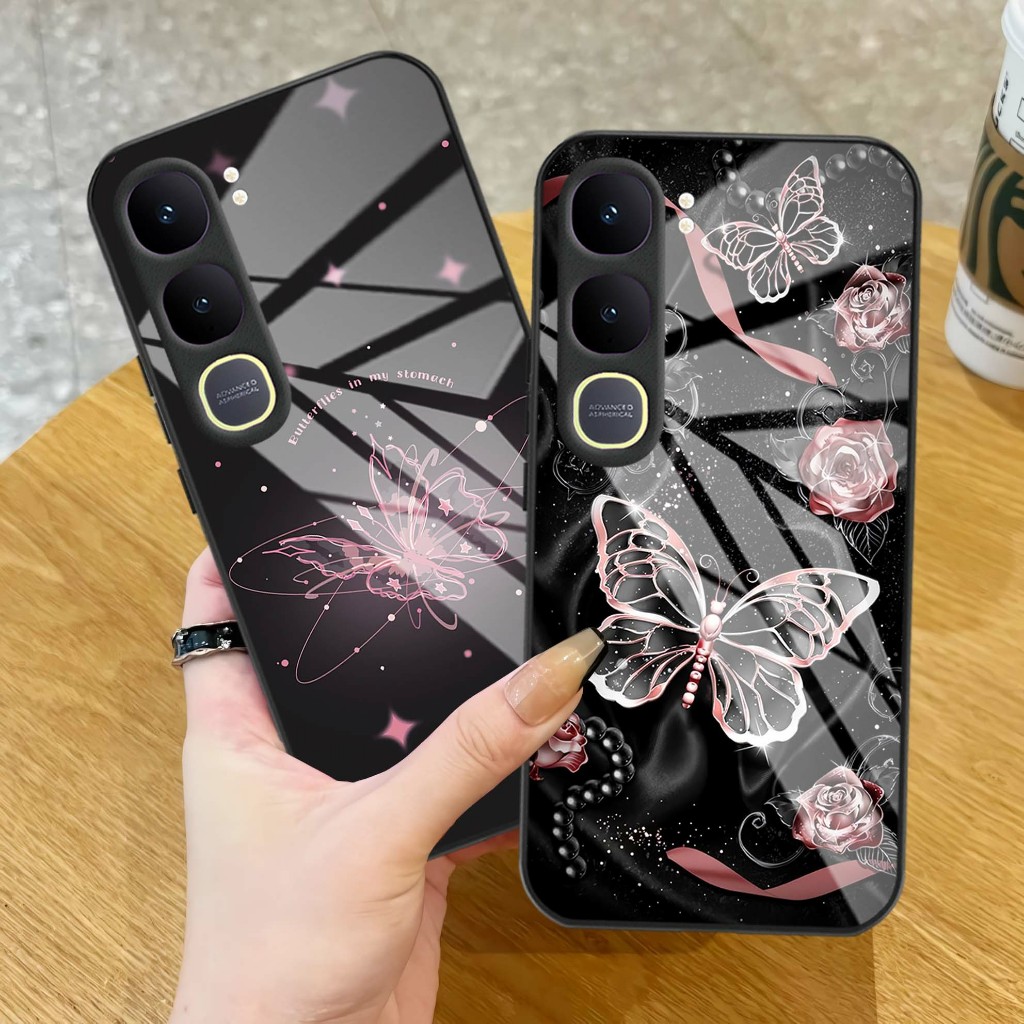 {F737} เคส VIVO Y21D VIVO Y31 Glass Softcase - เคส VIVO Y21D VIVO Y31 HPVIVO - VIVO Y21D VIVO Y31 กล