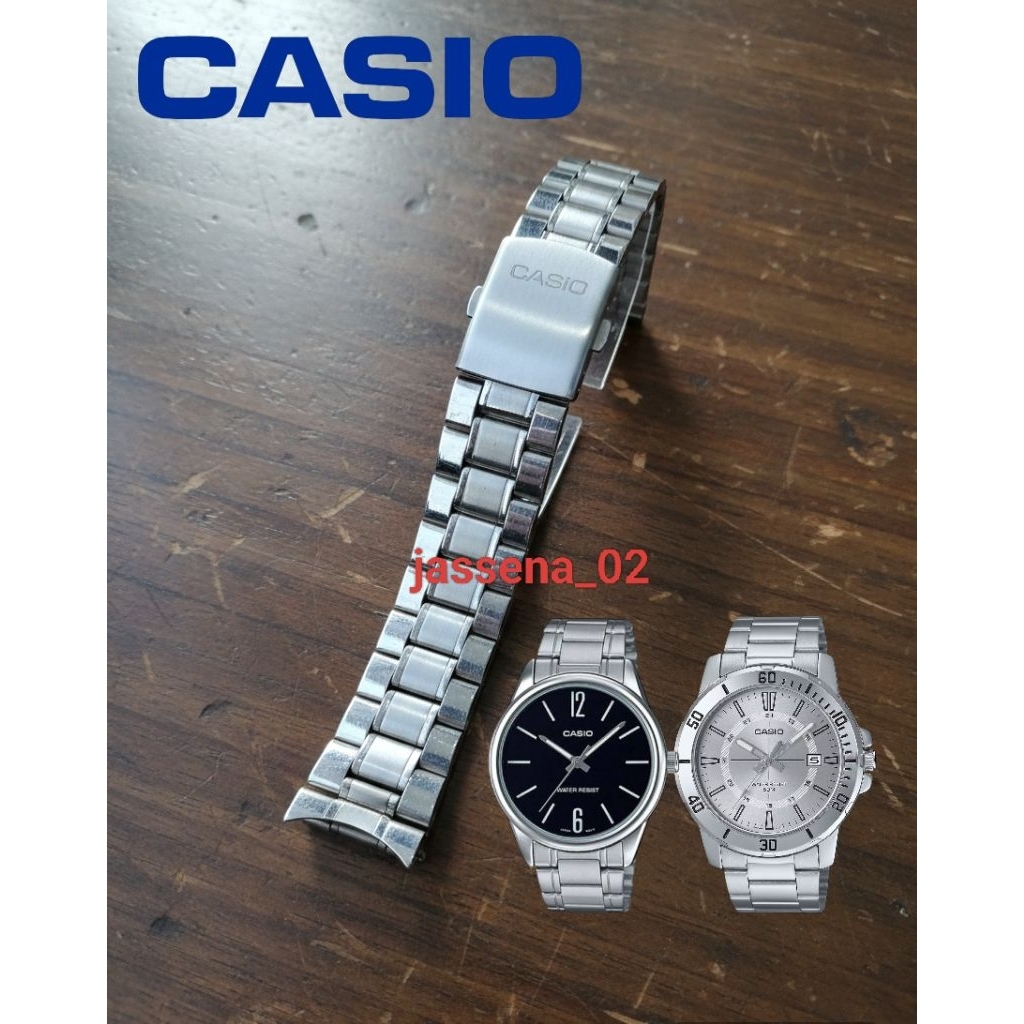 สายนาฬิกาสแตนเลส Casio Cruved